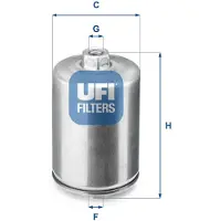 Ufi 31.748.00 Brandstoffilter