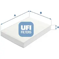 Ufi 53.389.00 Interieurfilter