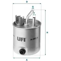 Ufi 24.093.00 Brandstoffilter