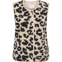 ONLY Bodywarmer 'ONLBABY' greige / zwart