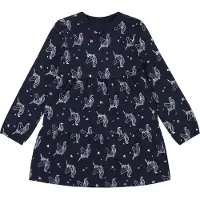 s.Oliver Jurk donkerblauw / geel / eosine