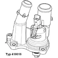 WAHLER 410016.98D Thermostaat, koelvloeistof
