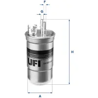 Ufi 24.433.00 Brandstoffilter