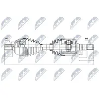 NTY NPW-VV-036 Aandrijfas