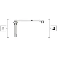 MAGNETI MARELLI 941319170105 Bougiekabels