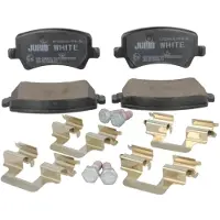 JURID Remblokset WHITE 573250JC, achter, Keramik