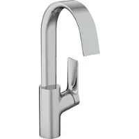 Hansgrohe Wastafelmengkraan vivenis eengreeps 210 met draaibare uitloop en trekwaste chroom