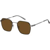 Tommy Hilfiger Zonnebril TH 2133/S 53/21/145 Matte zwart ruthenium Metalen monturen MAN TH 2133/S