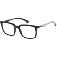Polaroid PLD D547 55/19/145 Matte zwart grijze polyamide monturen UNISEX PLD D547