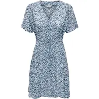 ONLY Jurk 'ONLEvida' lichtblauw / donkerblauw / wit