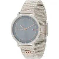 Tommy Hilfiger Analoog horloge 'Tea' grijs / zilver