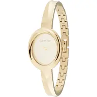 Calvin Klein Analoog horloge 'TWISTED BEZEL' goud