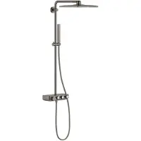 GROHE Regendoucheset Euphoria SmartControl System Cube 31 cm met Glijstang en Handdouche Hard Graphite Geborsteld