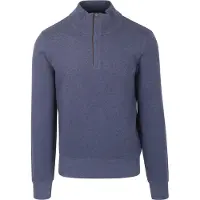 Gant Heren Sacker Rib half-zip sweatshirt blauw (3XL), Casual, Katoen 2068028