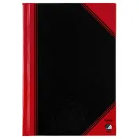 Bantex Notitieboek zwart/rood a6 lijn 70gr 96vel | 144 stuks