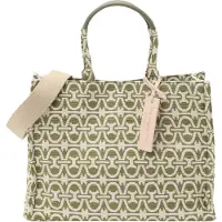 Coccinelle Schoudertas Never Without Bag Winter Monogram Jacquard Shoulder Bag Multi Laurel Green / Laurel Veelkleurig