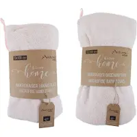 Antonio 2 Delige handdoeken set - Microvezel handdoek 50x100 cm en 70x140 cm – Zachte sneldrogende handdoek – Roze