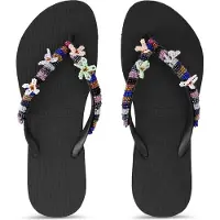 Uzurii | Teenslippers | Dames | Zwart | Maat 37/38