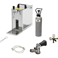 Ich-zapfe Complete Set - Biertap PYGMY 25, 1-kraans - Droogkoeler, 35 liter/uur - Thuistap, Bierkoeler - met Fustkoppeling Type S