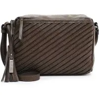 Tamaris Schoudertas Julina Crossover Bag Mud Donkerbruin