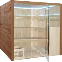 Interhiva Sauna Royal De Luxe - Finse Sauna - Sauna cabine - 2m x 2m