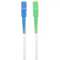 Nedis Glasvezel Patchkabel - SMF (Single Mode Phase) - SC/APC - SC/UPC - 100 Gbps - 6.00 m - Wit - Doos
