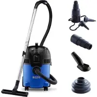 Nilfisk MULTI II 22 T PREMIUM HOME EDITION, geschikt voor zowel nat- als drooggebruik, zwart, blauw, 22 liter, 20 kPa, 200 mbar, 5 meter