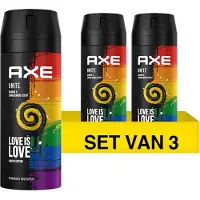 Axe Unite Deodorant Bodyspray 150ML - Voordeelverpakking 3 stuks