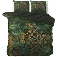 Dreamhouse Dekbedovertrek Venni Green Satijn-140 x 200 / 220 cm | 1-Persoons