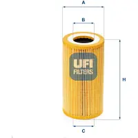 Ufi 25.165.00 Oliefilter