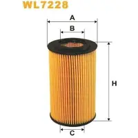 WIX FILTERS WL7228 Oliefilter