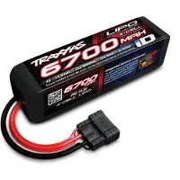 Traxxas lipo 25c 14,8 volt 6700mah met Traxxas ID connector