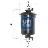 Ufi 31.525.00 Brandstoffilter