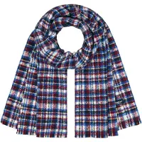Barts Francies Sjaal Blauw - | Rood | Maat one size