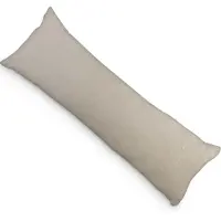 Zavelo PandaHug Velvet Body Pillow Kussensloop Zilver (45x145 cm)