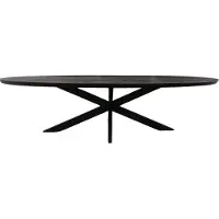 Starfurn Eettafel Brandy Black | 240 cm | Ovaal