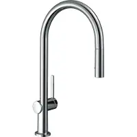 Hansgrohe Talis M54 ééngreeps keukenmengkraan 210 met uittrekbare vuistdouche, 2 straalsoorten, EcoSmart chroom