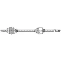 METELLI 17-0634 Aandrijfas