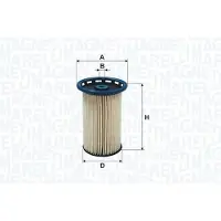 MAGNETI MARELLI 153071762479 Brandstoffilter