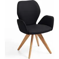 NIEHOFF SITZMÖBEL Colorado Trend-Line design fauteuil wild eiken frame - leer