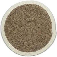 kela Placemat, Beige, 38 cm, Raffia - | Trava