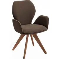 NIEHOFF SITZMÖBEL Niehoff zitmeubelen Colorado Trend-Line design fauteuil wild walnoot/geweven stof