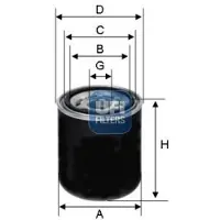 Ufi 23.614.00 Oliefilter