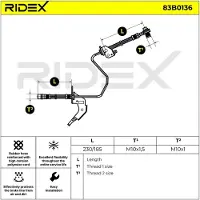 RIDEX 83B0136 Remslang