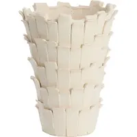 Light & Living Vaas deco 27,5x27x34 cm BANYA keramiek mat crème