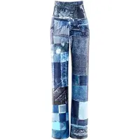 Winshape Sportbroek 'CUL101C' nachtblauw / blauw denim / lichtblauw