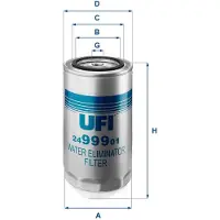 Ufi 24.999.01 Brandstoffilter