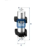 Ufi 31.922.00 Brandstoffilter