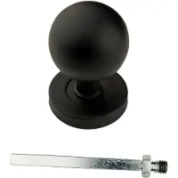 HDD Pro Voordeurknop Top B 50 Op Rozas Zwart