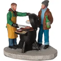 Intratuin Kerstdorpminiatuur Winter Bbq Mensen Multi 7,5 X 5,5 X 7 Cm